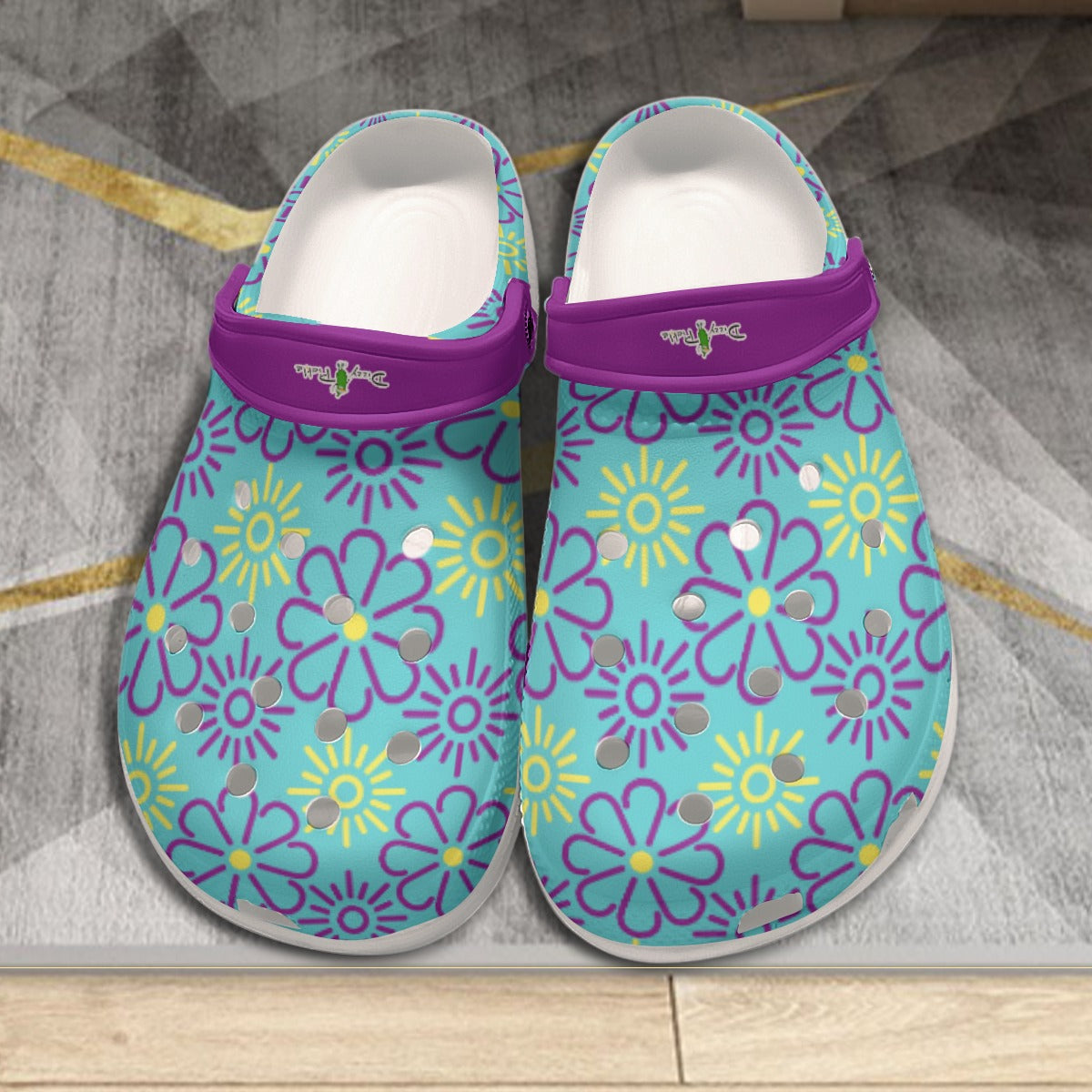 Dizzy Pickle April Teal Women's Pickleball Clogs
