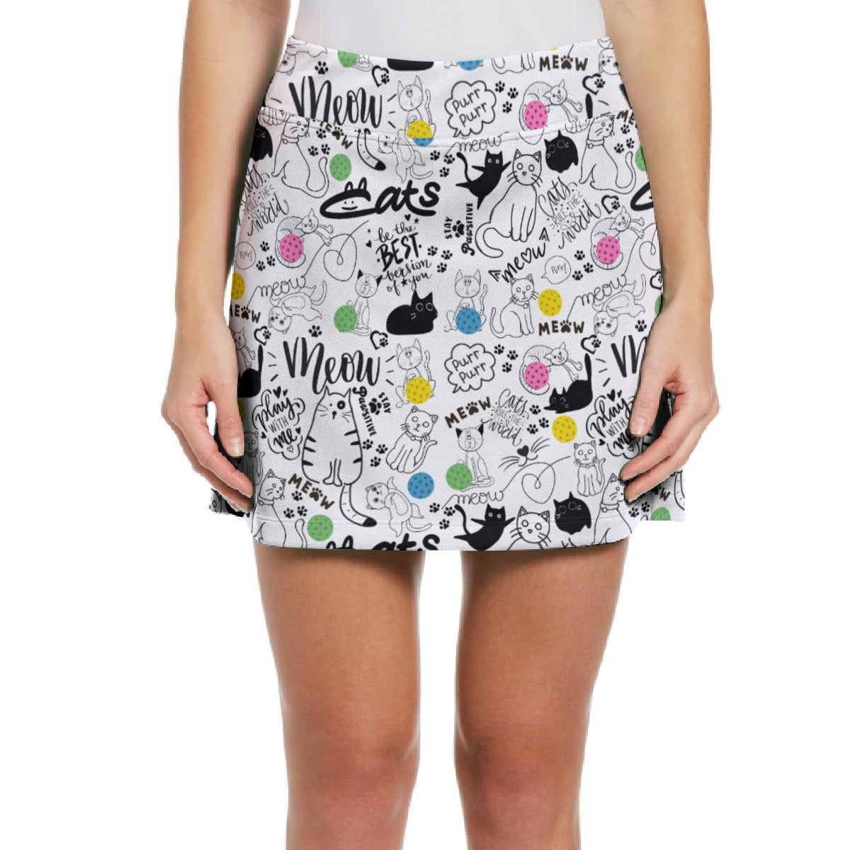 Dizzy Pickle Sassy Women's 17" Performance Pickleball Skort with Inner Shorts