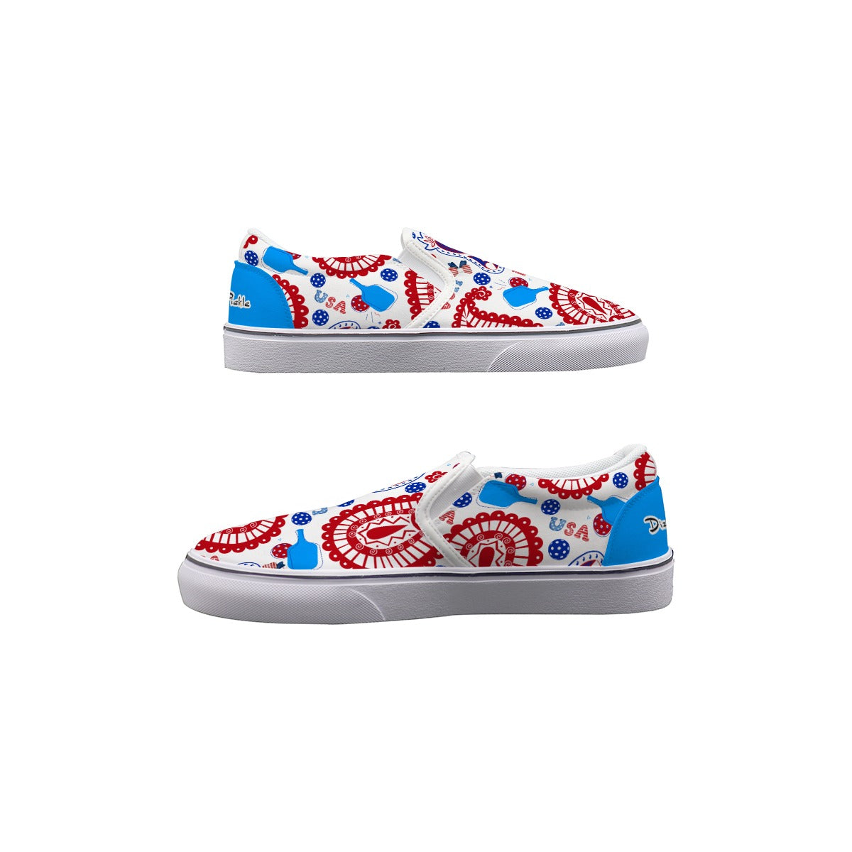 Dizzy Pickle USA Freedom Women's Casual Slip-On Canvas Shoes