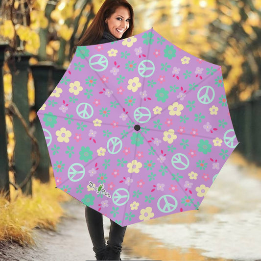 Dizzy Pickle Hope Lavender Pickleball Automatic Button Release Umbrella