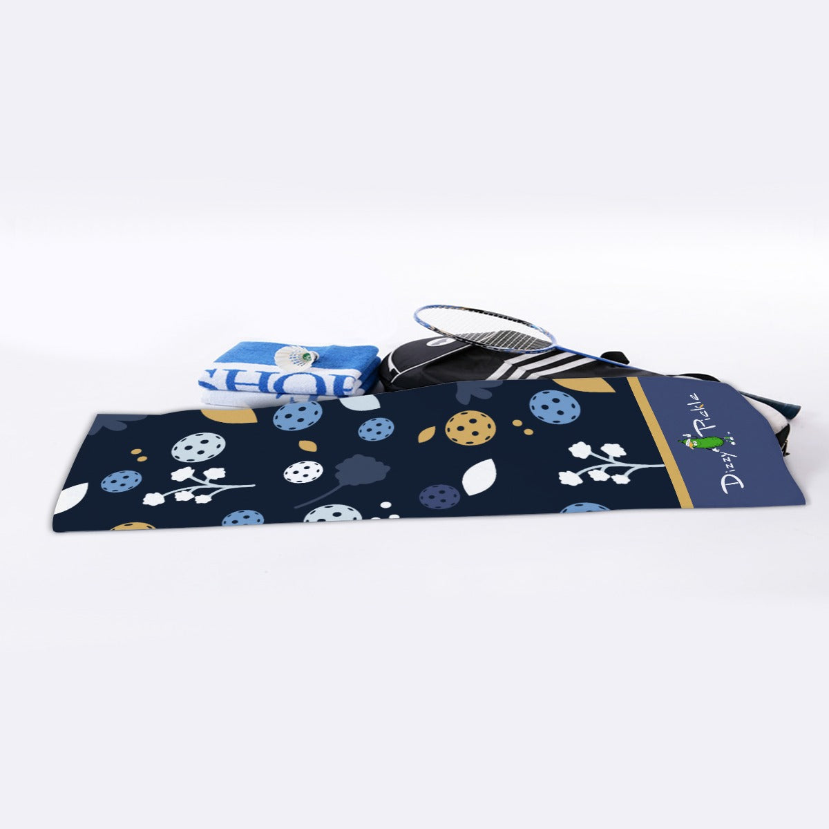 Dizzy Pickle Lesley Dark Blue Pickleball Cooling Sports Towel