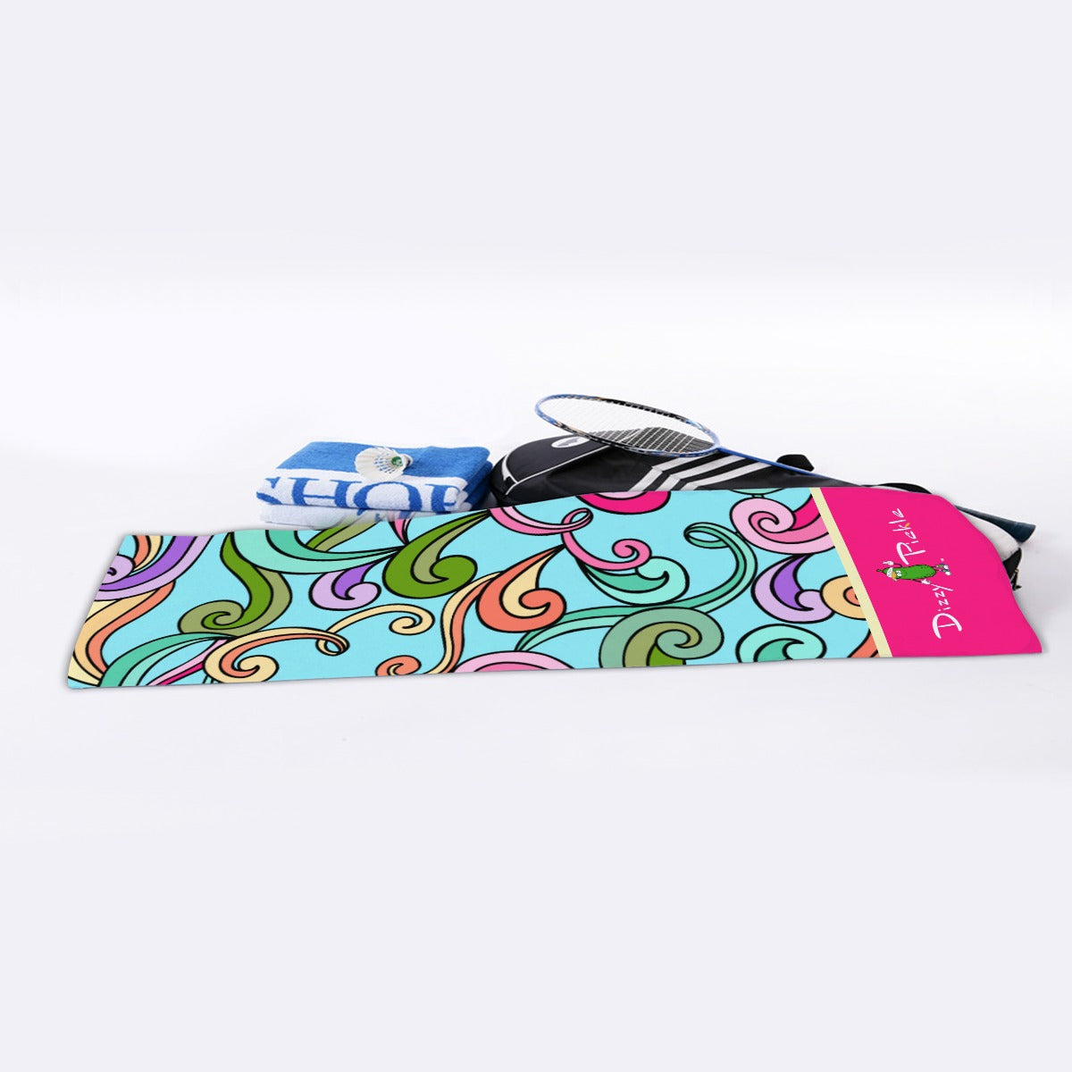 Dizzy Pickle Anna Blue Pickleball Cooling Sports Towel