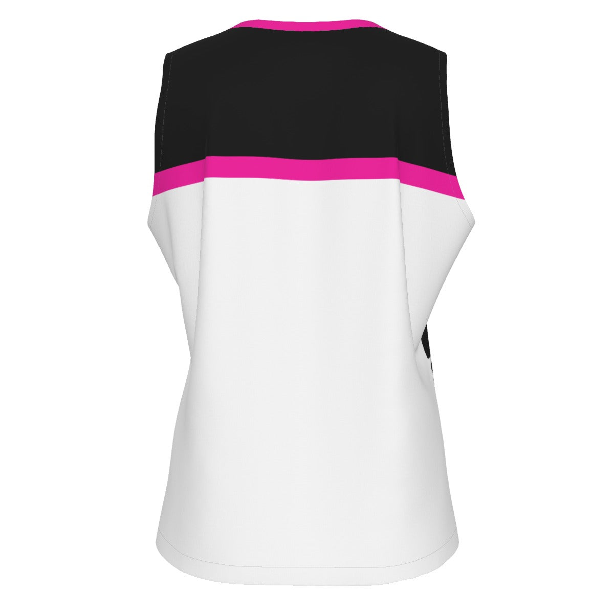 LARGE Millie - Black/Fuchsia - Women's Pickleball Sports Tank by Dizzy Pickle