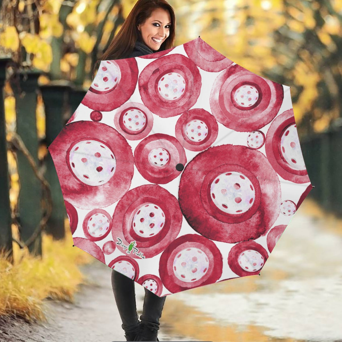 Dizzy Pickle Heidi RW Pickleball Automatic Button Release Umbrella