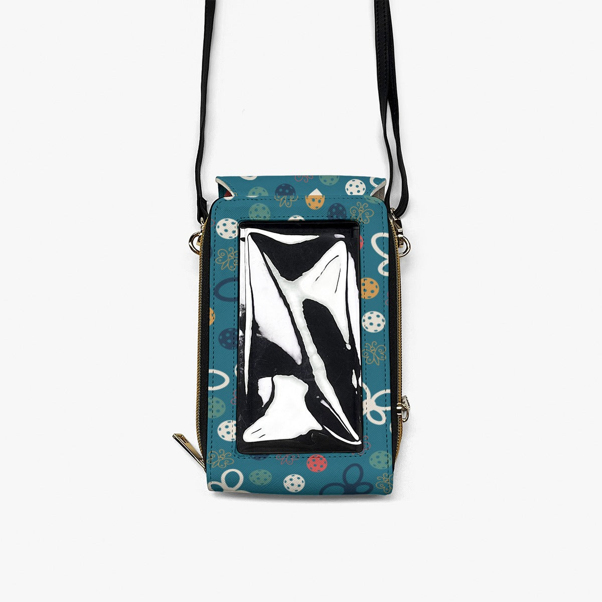 Dizzy Pickle Penny Main Blues Women's Pickleball Mobile Phone Crossbody Bag