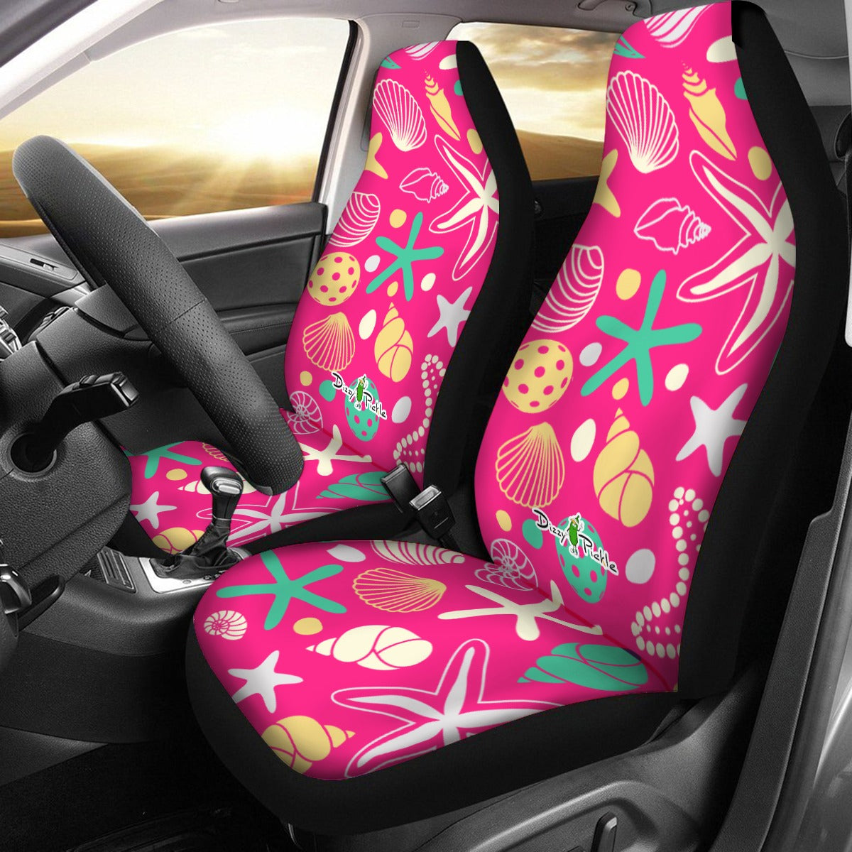 Dizzy Pickle MaryEllen Main Universal Car Seat Cover (Includes a pair of seat covers.)