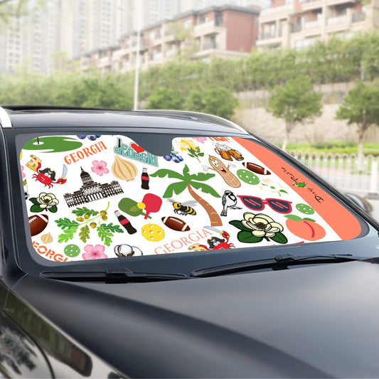 Dizzy Pickle Georgia Pickleball Windshield Sunshade