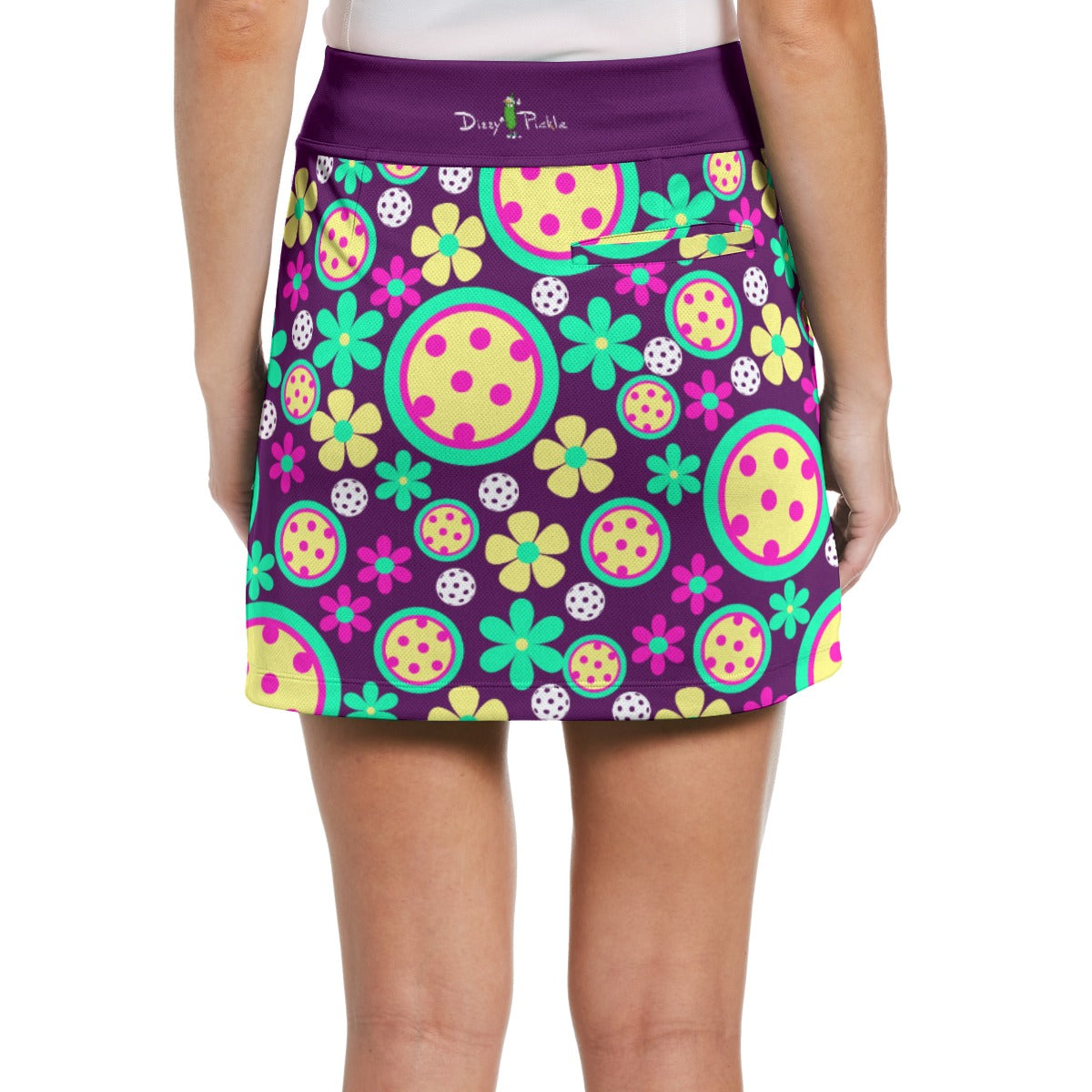 Dizzy Pickle Charlotte Main Women's 17" Performance Pickleball Skort with Inner Shorts