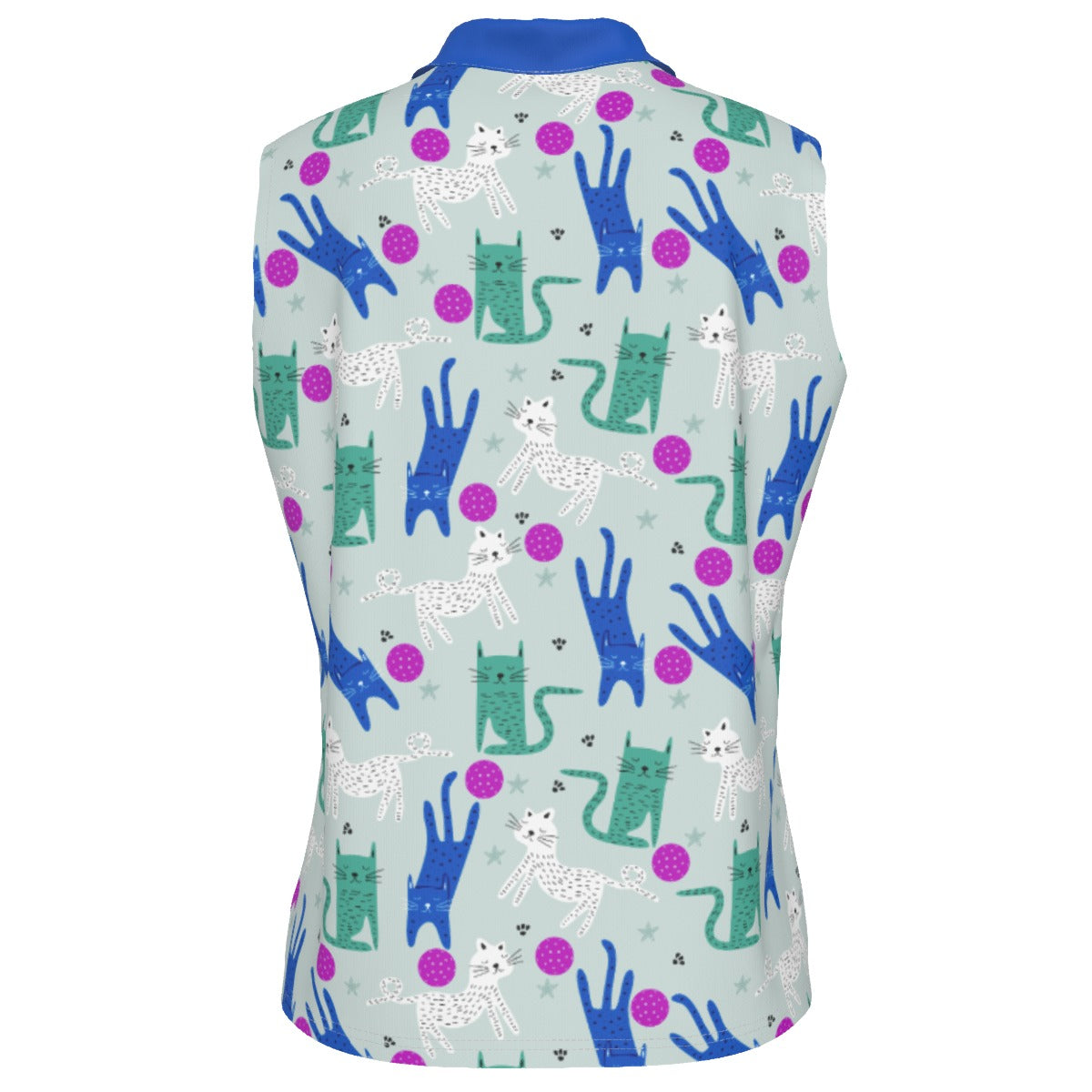 Dizzy Pickle GrayC Women's Pickleball Sleeveless Polo Shirt