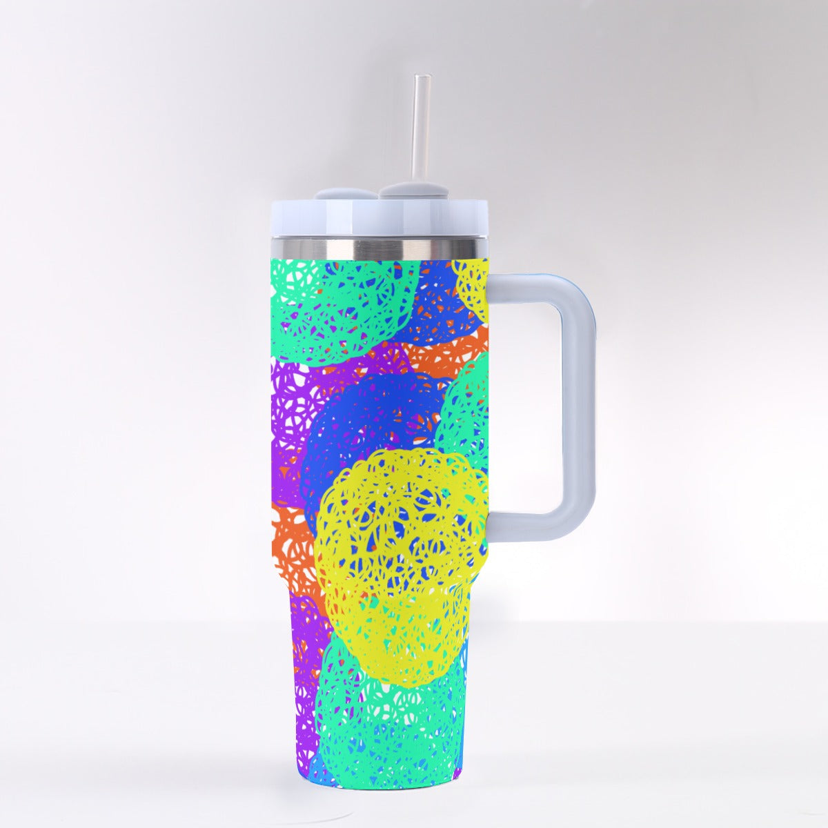 Dizzy Pickle Sharon 40 oz. Mega Pickleball Insulated Tumbler with Handle