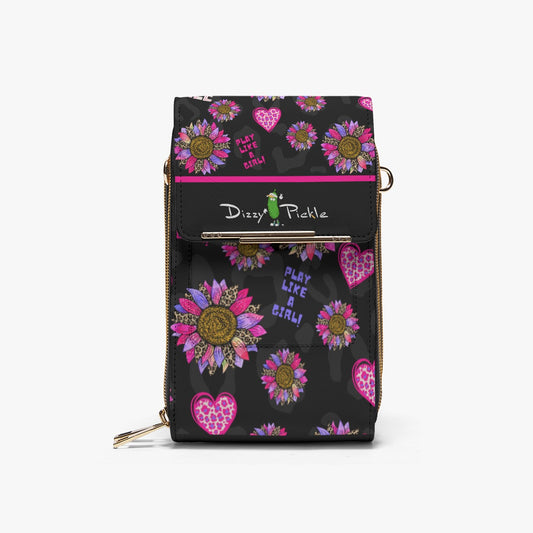 Dizzy Pickle Amber Wild and Free Women's Pickleball Mobile Phone  Crossbody Bag