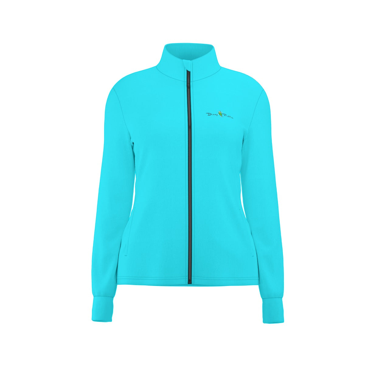 Dizzy Pickle DZY P Classic Bright Blue Women's Pickleball Long Sleeve Thumbhole Jacket