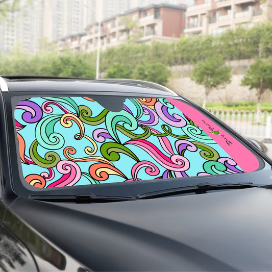 Dizzy Pickle Anna Blue Pickleball Windshield Sunshade