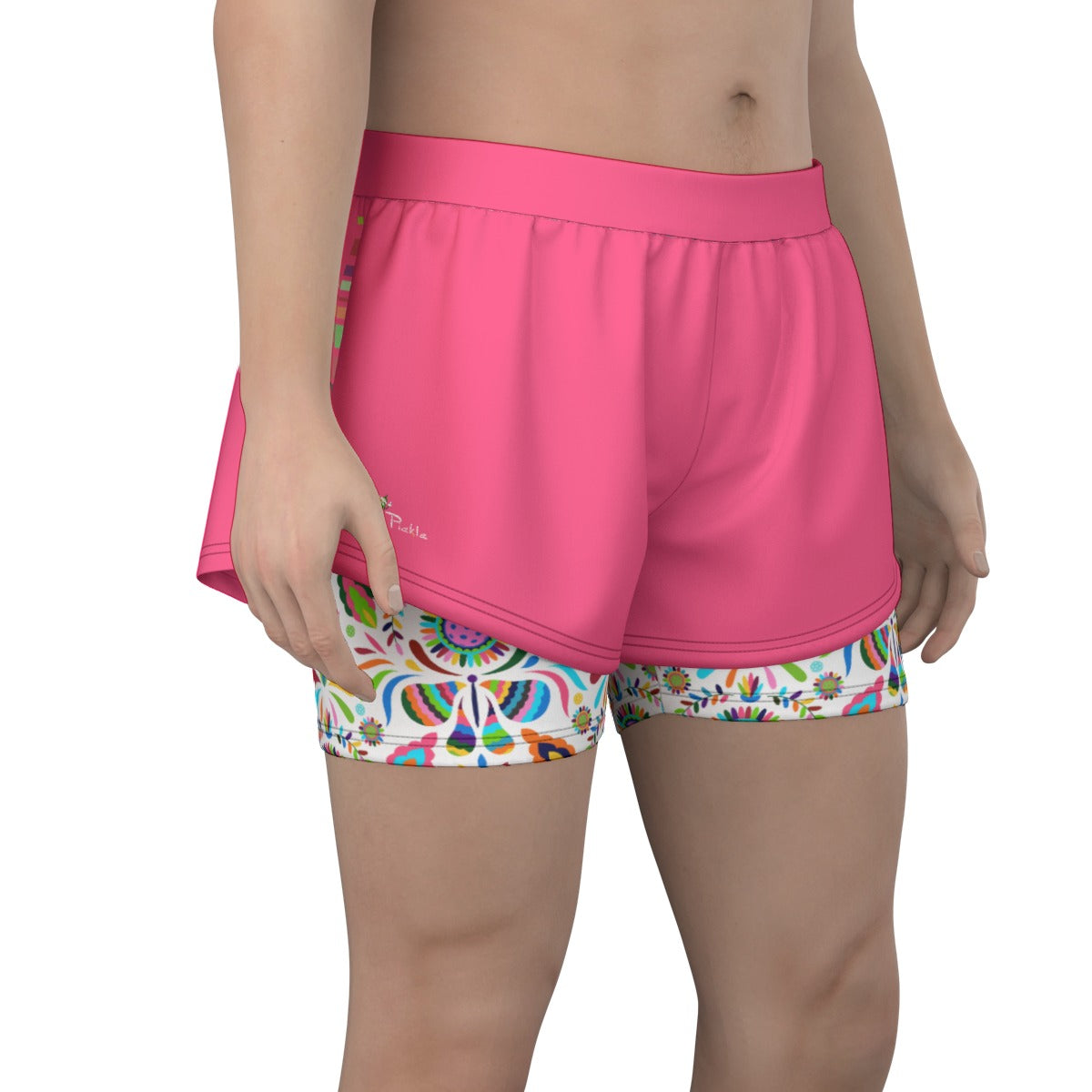 5X-LARGE Dizzy Pickle Courtney RM Women's Pickleball Sports Lined 2-in-1 Shorts