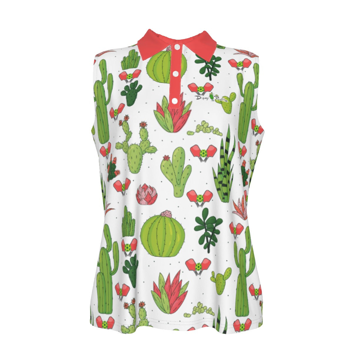Dizzy Pickle Tammy Women's Pickleball Sleeveless Polo Shirt
