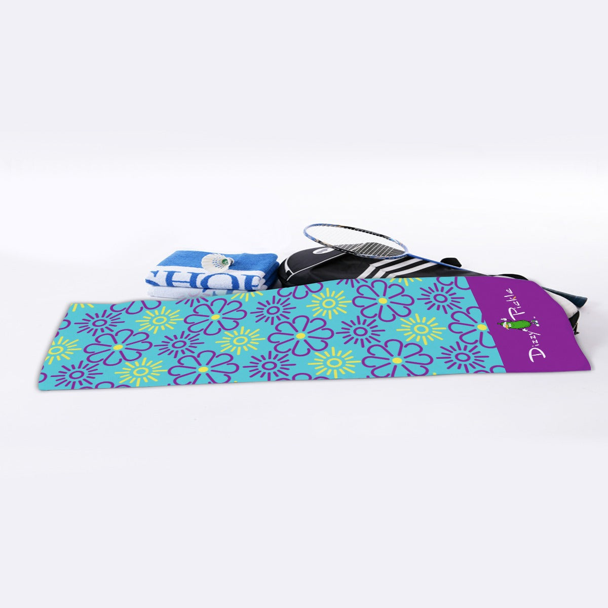 Dizzy Pickle April Teal Pickleball Cooling Sports Towel