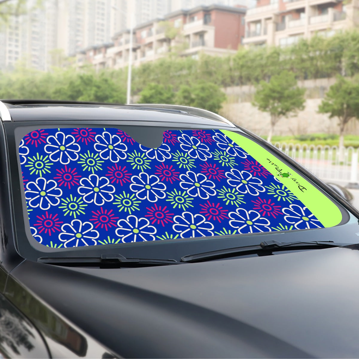 Dizzy Pickle April Blue Pickleball Windshield Sunshade