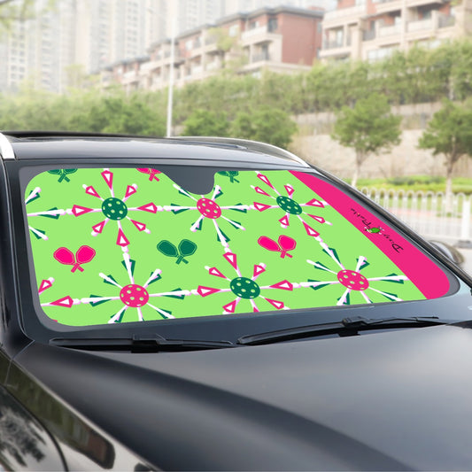 Dizzy Pickle Penny PG Paddles and Balls Pickleball Windshield Sunshade