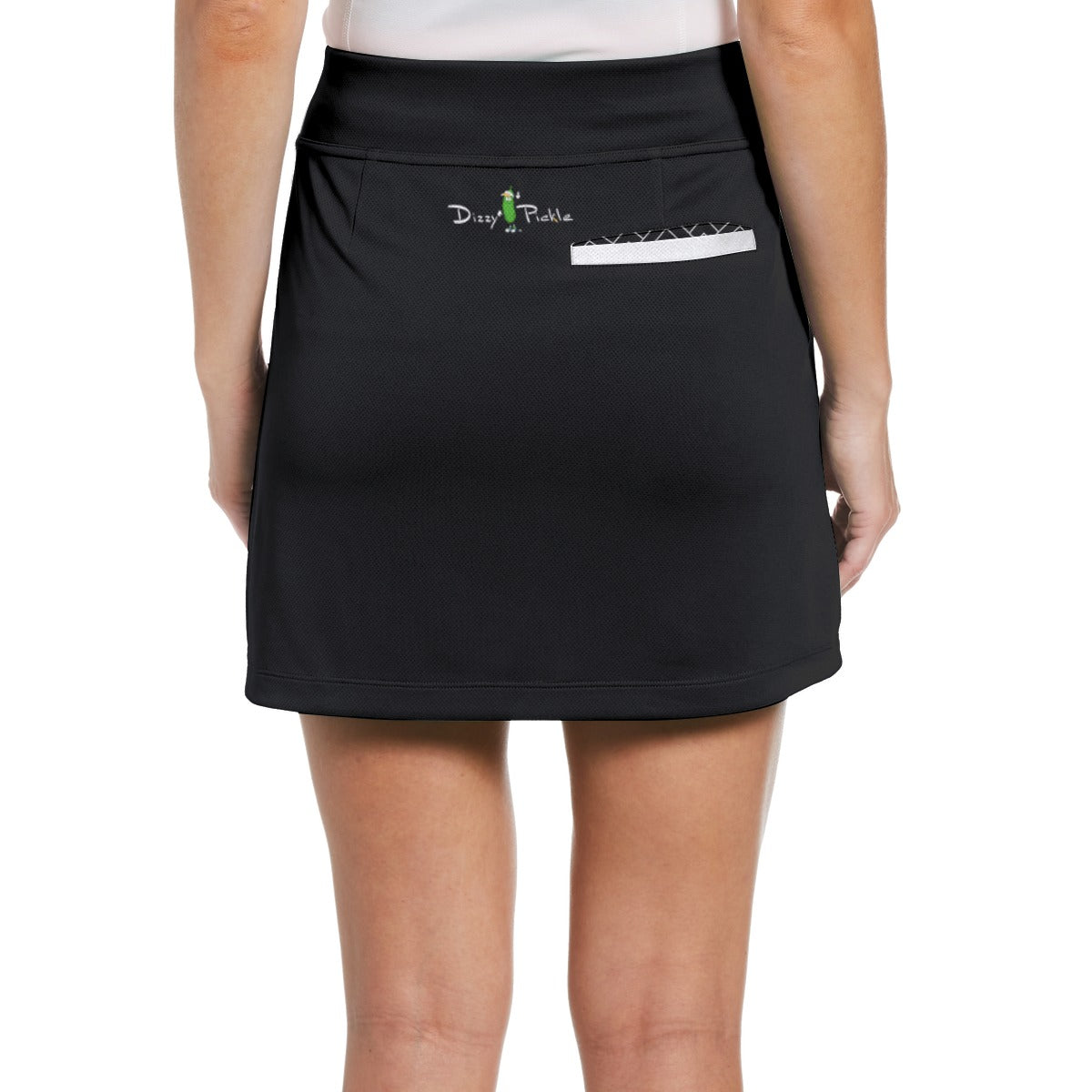 SMALL Dizzy Pickle Lisa BW Ball Women's 17" Pickleball Performance Pickleball Skort with Inner Short and Pocket