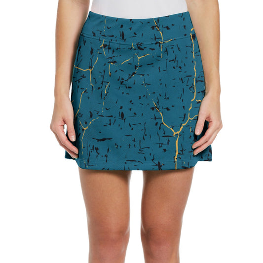 Dizzy Pickle Lynne Turquoise Women's 17" Performance Pickleball Skort with Inner Shorts