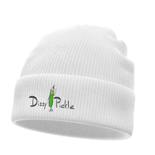 Dizzy Pickle DZY P Classic White Unisex Knitted Beanie
