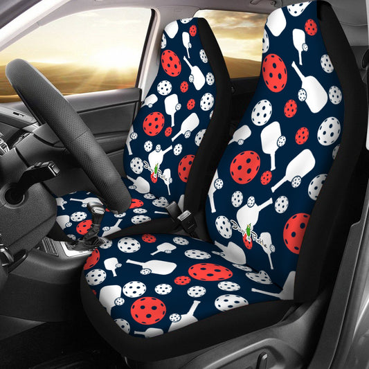 Dizzy Pickle Van Balls and Paddles Universal Car Seat Cover