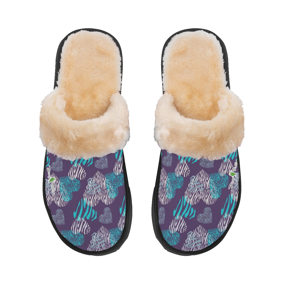 Dizzy Pickle Shelley Deep Purple Women's Pickleball Plush Slippers