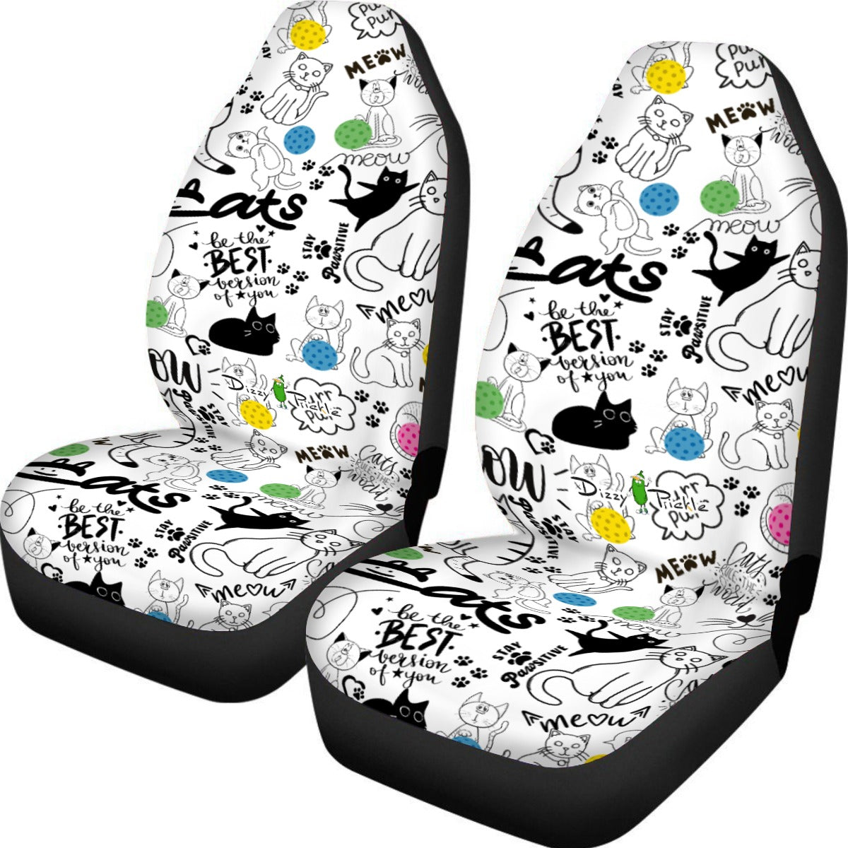 Dizzy Pickle Sassy Universal Car Seat Cover (Includes a pair of seat covers.)