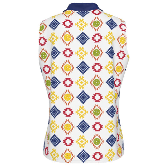 Dizzy Pickle Arizona PP Women's Pickleball Sleeveless Polo Shirt
