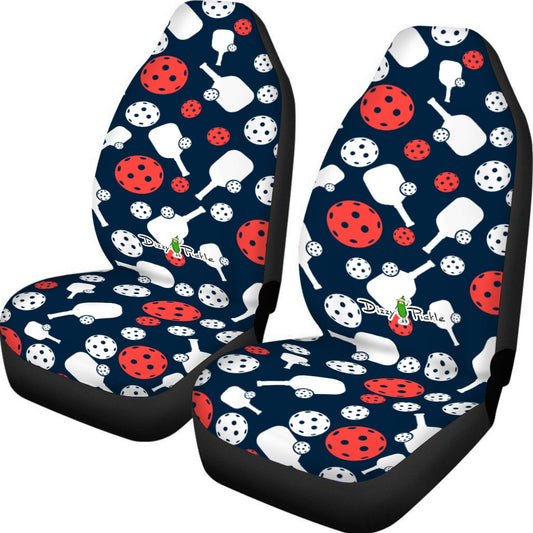 Dizzy Pickle Van Balls and Paddles Universal Car Seat Cover