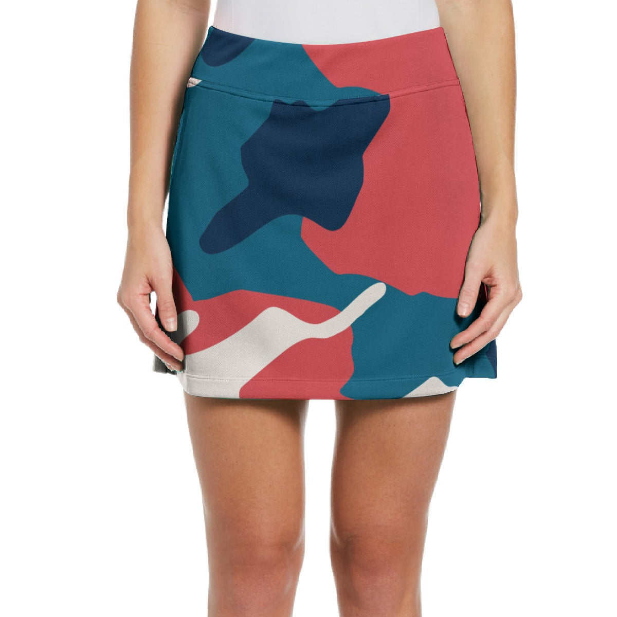 Dizzy Pickle Penny Blues Camo Women's 17" Performance Pickleball Skort and Inner Shorts