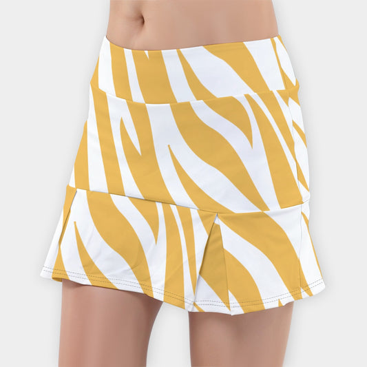 Dizzy Pickle Bridget Gold Women's 15" Classic Pickleball Skort with Shorts