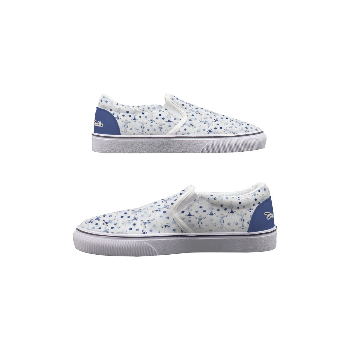 Dizzy Pickle Heidi BW Balls Women's Casual Slip-On Canvas Shoes