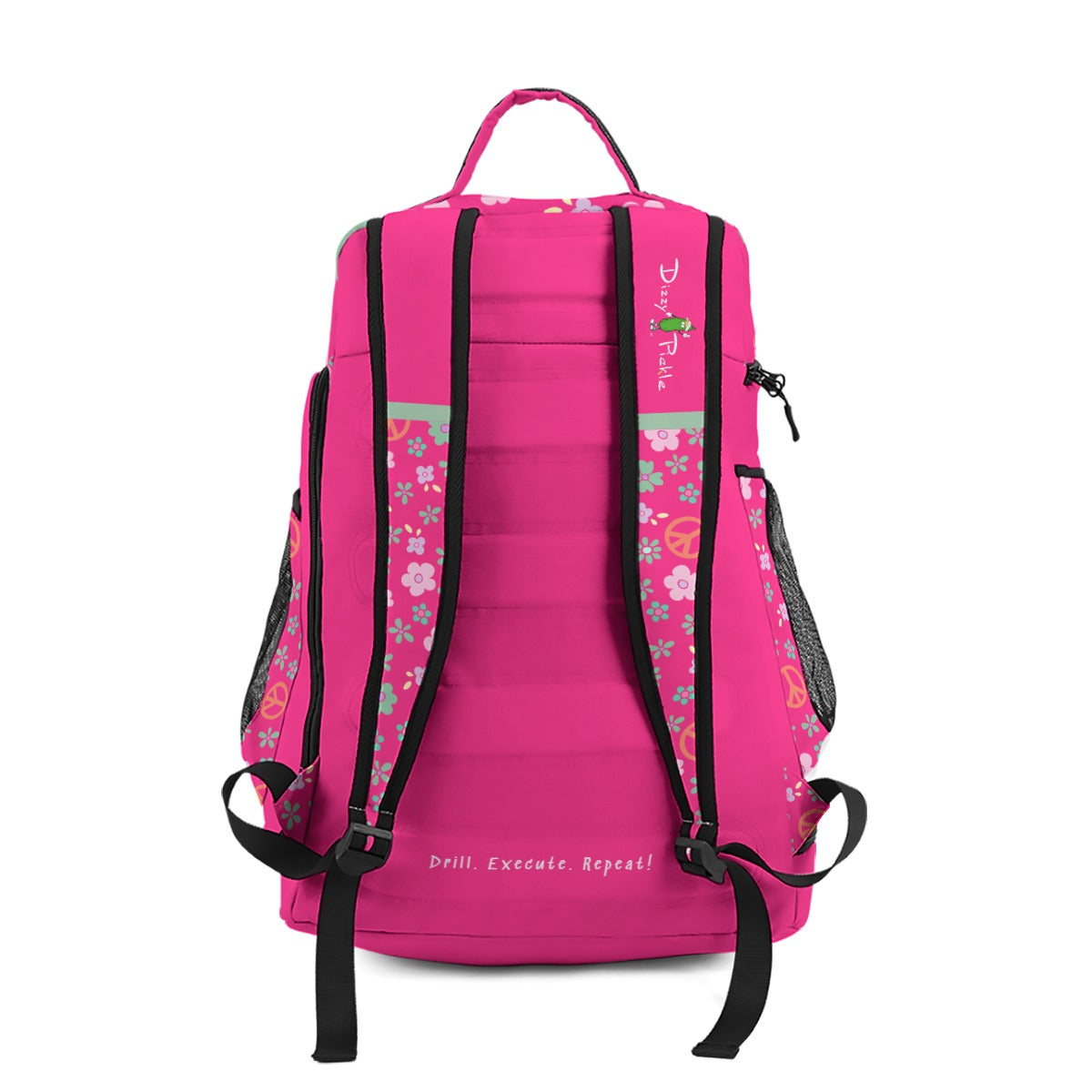 Dizzy Pickle Hope Rose Large Courtside Pickleball Multi-Compartment Backpack with Adjustable Straps