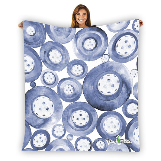 Dizzy Pickle Heidi BW Pickleball Courtside Flannel Blanket