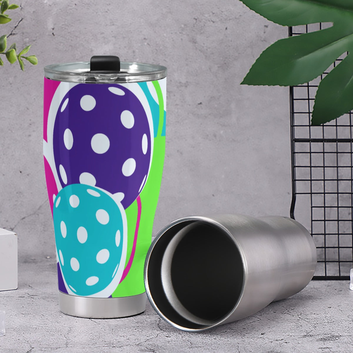 Dizzy Pickle Diana Pickleball 30oz Insulated Tumbler 3.94"x7.87"x2.95"