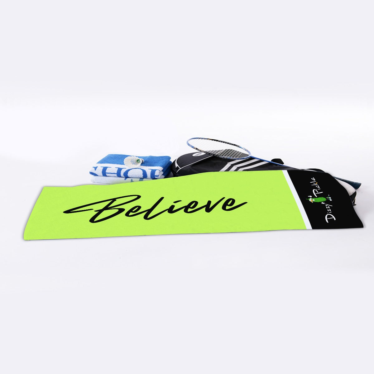 Dizzy Pickle Believe Green Pickleball Cooling Sports Towel