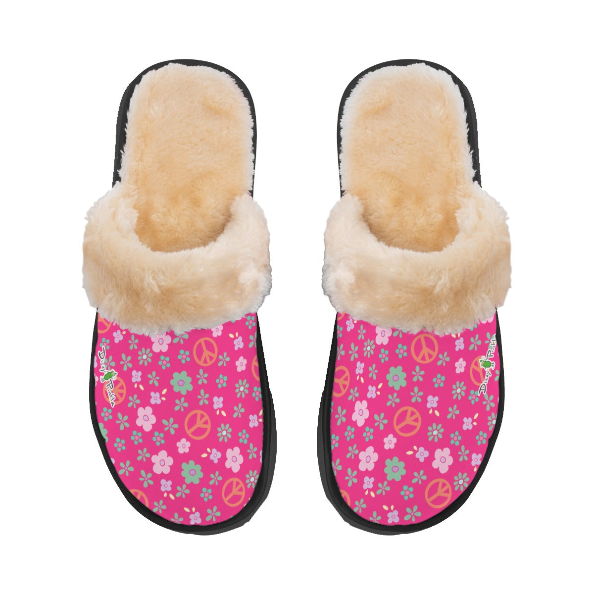 Dizzy Pickle Hope Rose Women's Pickleball Plush Slippers