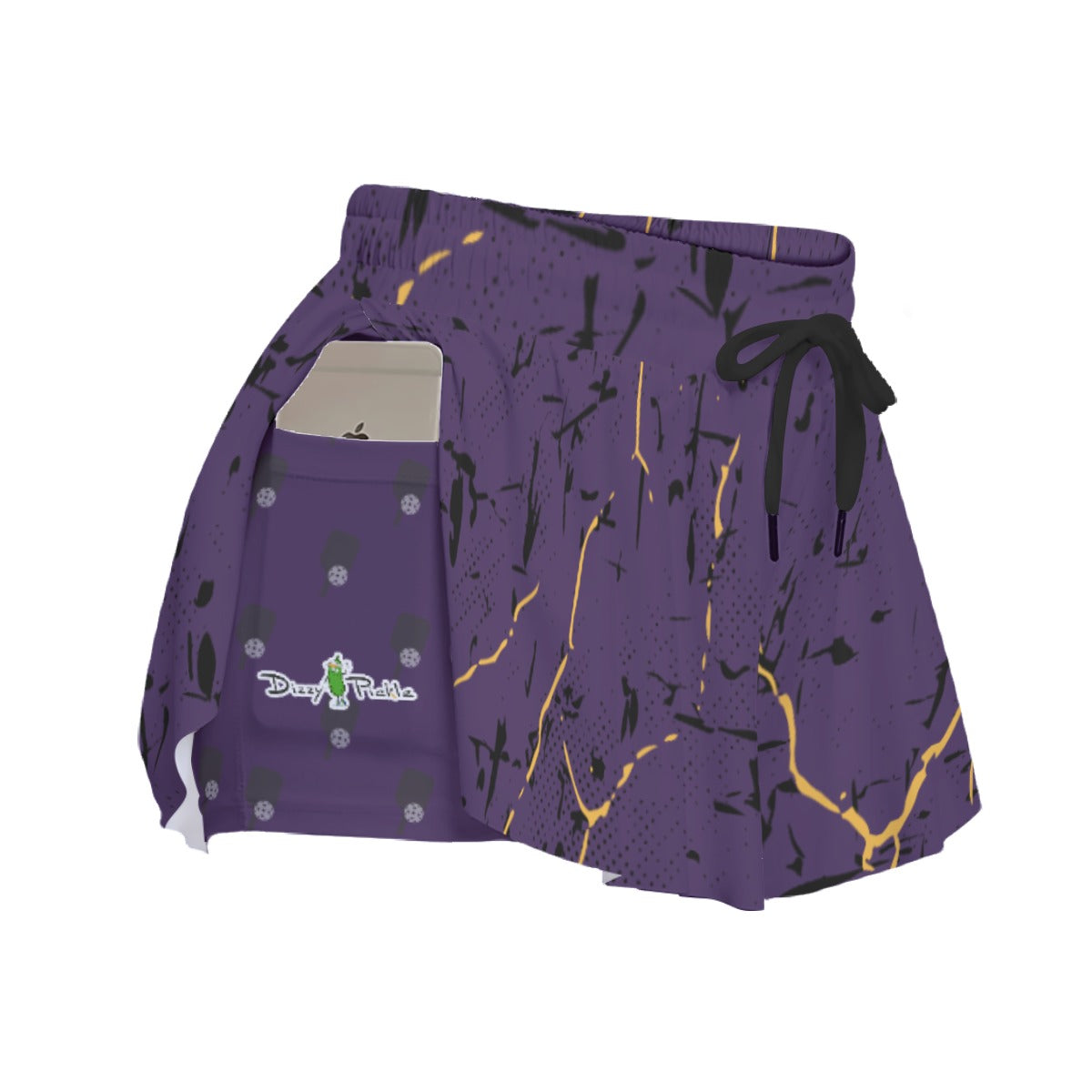 Dizzy Pickle Lynne Purple Women's Pickleball Sport Culottes with Pockets