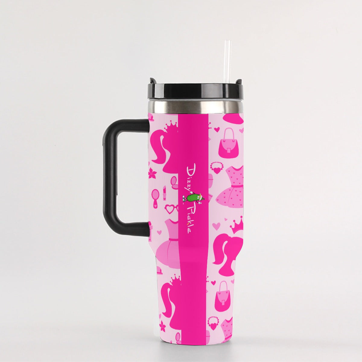 Dizzy Pickle Avery It's A Girl Thing 40 oz. Mega Pickleball Insulated Tumbler with Handle