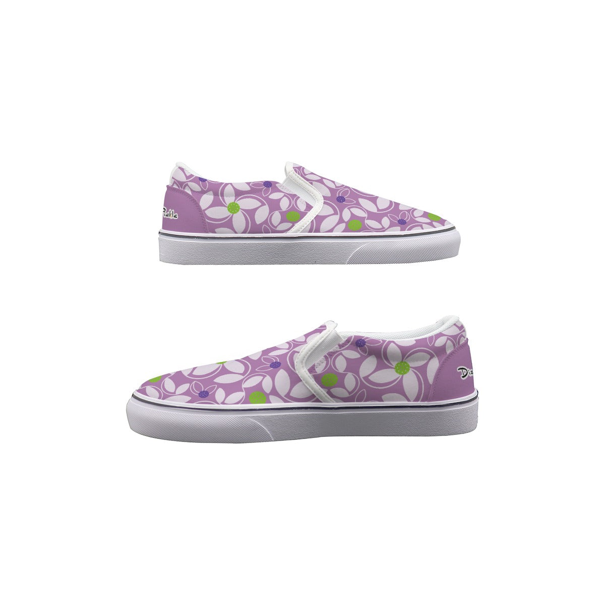 Dizzy Pickle Beth Lavender Main Women's Casual Slip-On Canvas Shoes