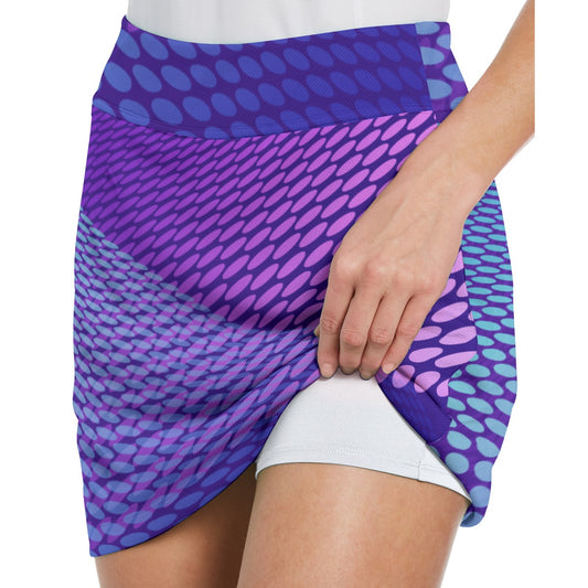 Dizzy Pickle Let's GEO 5T56Y Women's 17" Performance Pickleball Skort and Inner Shorts