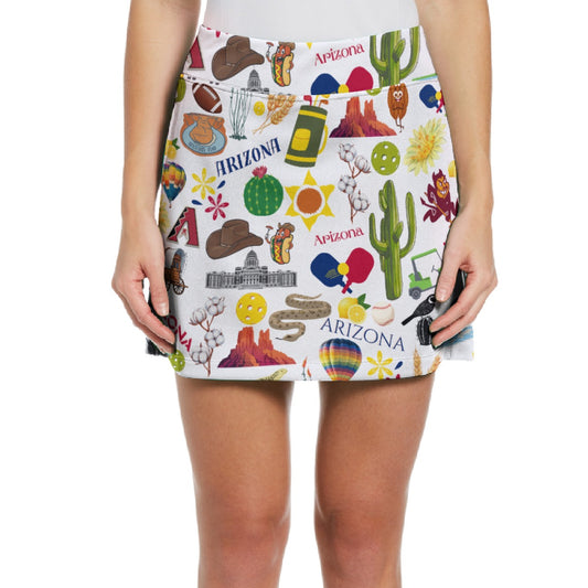 Dizzy Pickle Arizona Women's 17" Performance Pickleball Skort with Inner Shorts