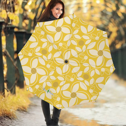 Dizzy Pickle Beth Gold Pickleball Automatic Button Release Umbrella