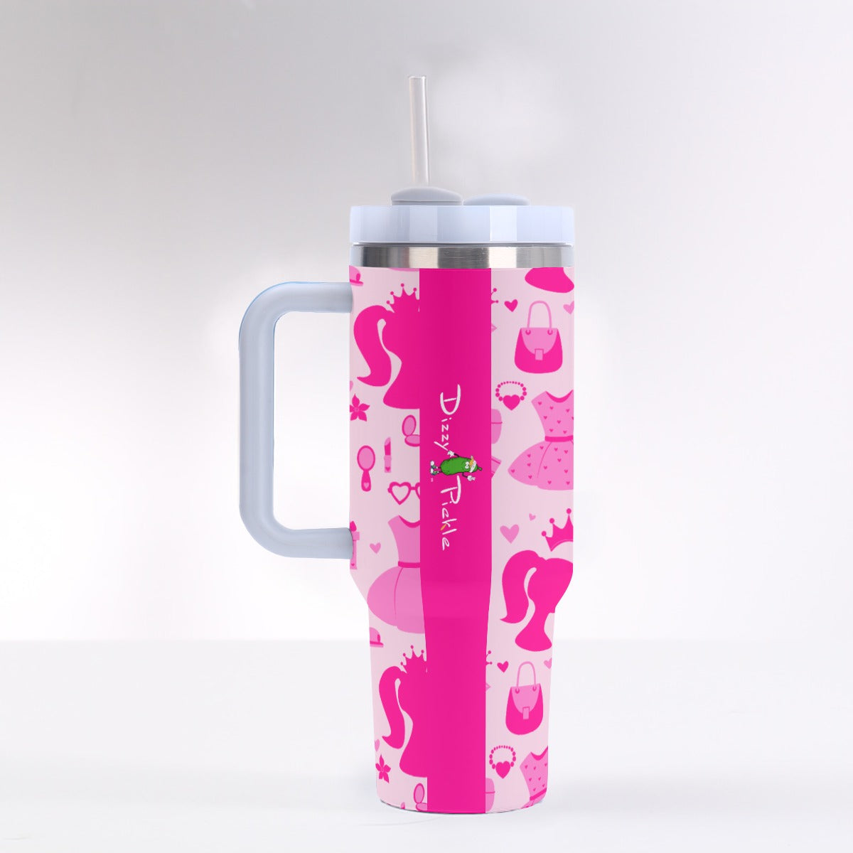 Dizzy Pickle Avery It's A Girl Thing 40 oz. Mega Pickleball Insulated Tumbler with Handle