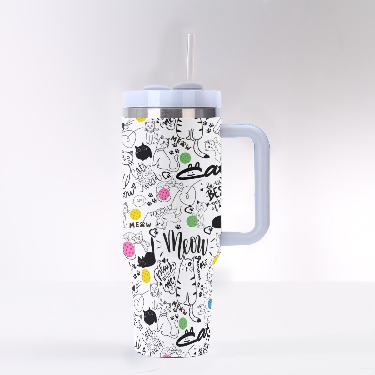 Dizzy Pickle Sassy 40 oz. Mega Pickleball Insulated Tumbler with Handle