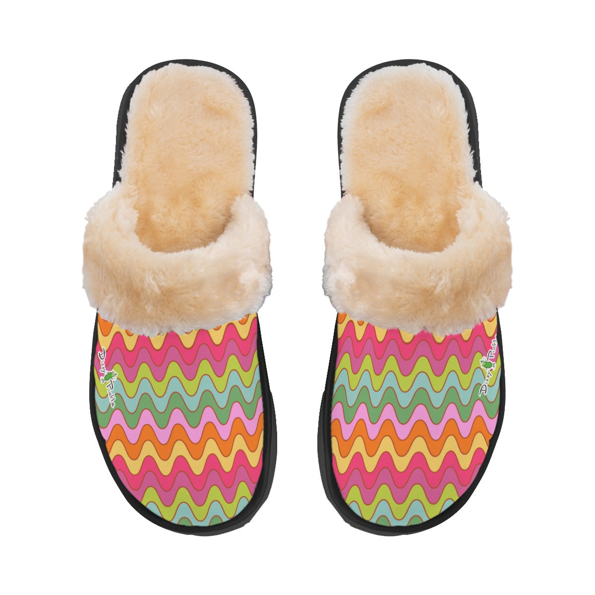Dizzy Pickle Hannah Waves Women's Pickleball Plush Slippers