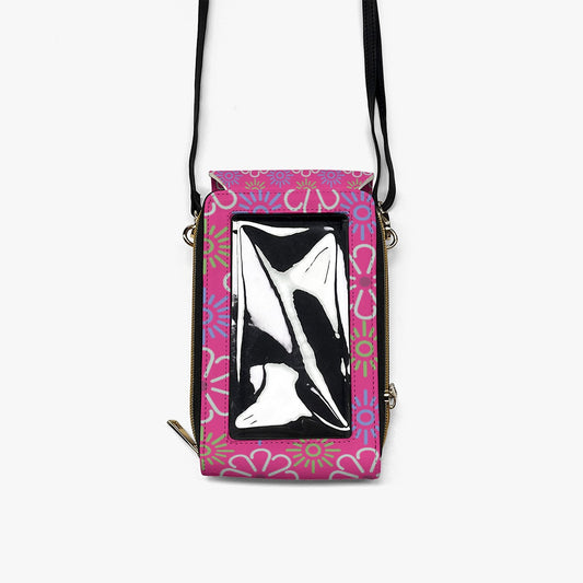 Dizzy Pickle April Pink Women's Pickleball Mobile Phone  Crossbody Bag