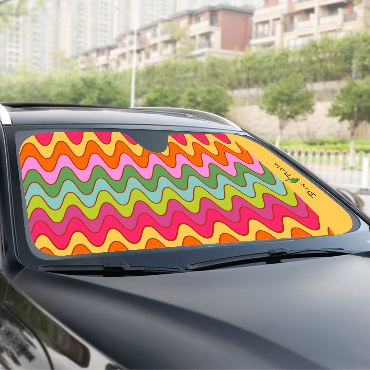 Dizzy Pickle Hannah Waves Pickleball Windshield Sunshade