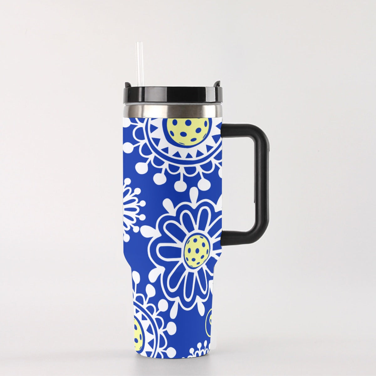 Dizzy Pickle Coming Up Daisies BY 40 oz. Mega Pickleball Insulated Tumbler with Handle